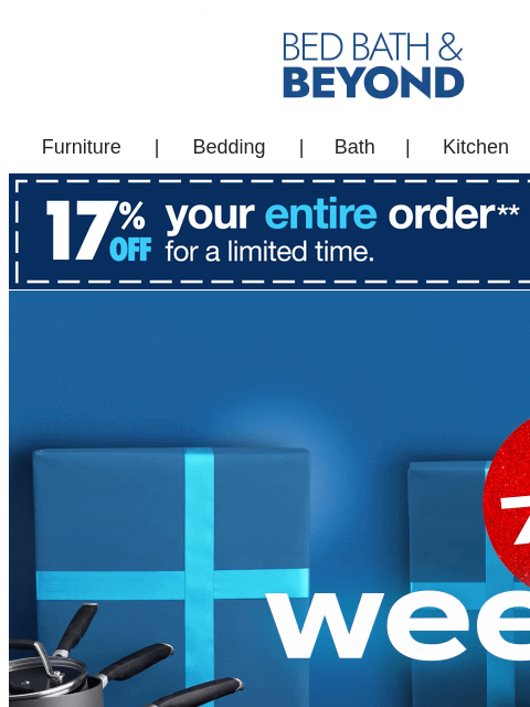 One whole week of incredible online savings, shop amazing deals on gifts, home essentials & more! ͏ ‌ ﻿ ͏ ‌ ﻿ ͏ ‌ ﻿ ͏ ‌ ﻿ ͏ ‌ ﻿ ͏ ‌ ﻿ ͏ ‌ ﻿ ͏ ‌ ﻿ ͏ ‌ ﻿ ͏ ‌ ﻿ ͏ ‌ ﻿ ͏ ‌ ﻿ ͏ ‌ ﻿ ͏ ‌ ﻿ ͏ ‌ ﻿ ͏ ‌ ﻿ ͏ ‌