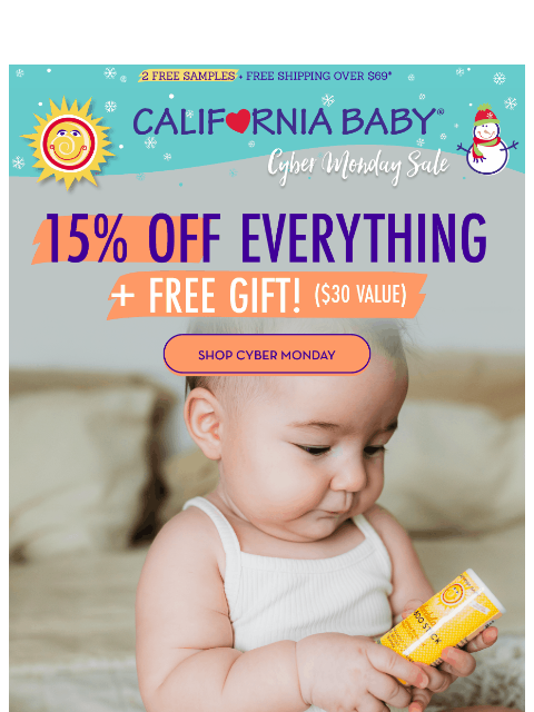 californiababy newsletter: Cyber Monday Sale Continues ♥️