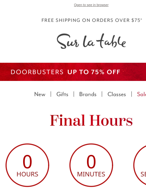 surlatable newsletter: ⏰ Now or Never: Cyber Monday Final Hours