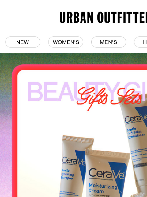 urbanoutfitters newsletter: Beauty Gift Sets for the holidays 💄🎁