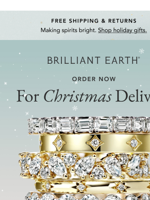 brilliantearth newsletter: Our best selection is going fast