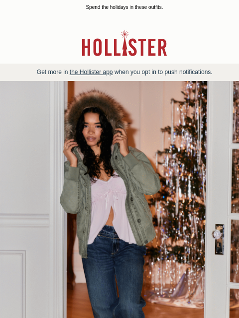 hollisterco newsletter: It’s Sugar Plum Season 💜