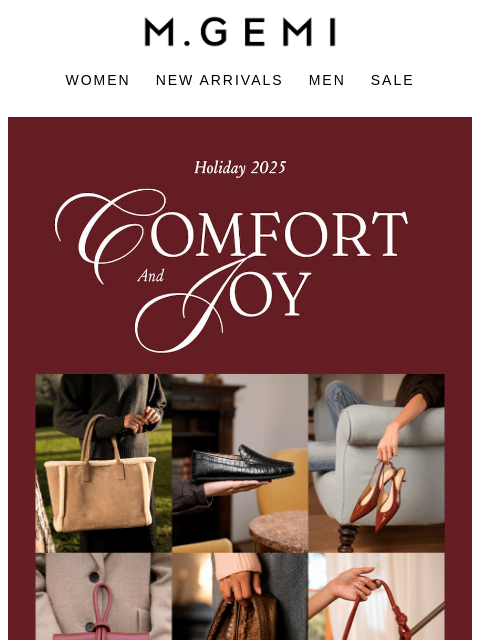 mgemi newsletter: Holiday 2025: Comfort & Joy