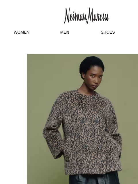 neimanmarcus newsletter: Emporio Armani’s new collection unveiled