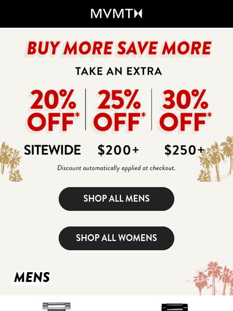 mvmt newsletter: Now’s the Time to Elevate Your Look