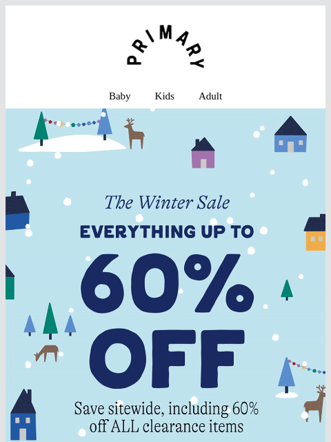 primary newsletter: 🚩Up to 60% Off Sale is here! Shop price drops + m...