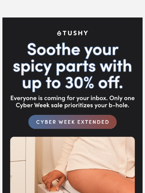 hellotushy newsletter: Save up to 30% OFF! 🚨