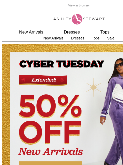 ashleystewart newsletter: Last day: 50% off! 🖤 Which LBD is your signature ...