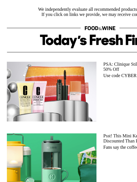 foodandwine newsletter: Score! This Mini Keurig Just Got a Deeper Discount...
