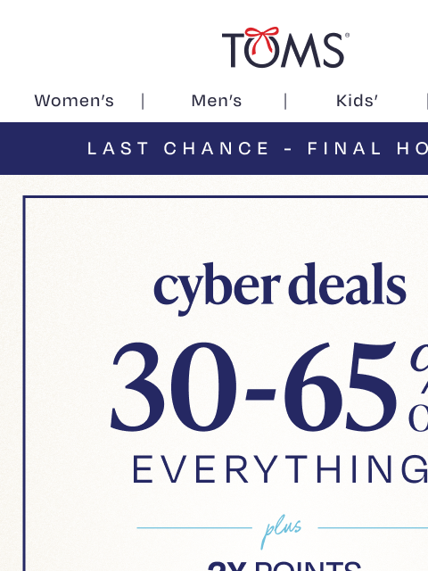 toms newsletter: 🌙 Final Night of Cyber Deals — Up to 65% Off Ever...
