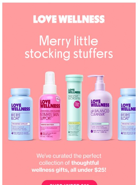 lovewellness newsletter: Wellness faves, under $25