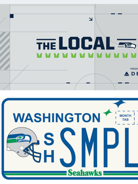 seahawksemail newsletter: The Local | Throwback License Plates Available Now