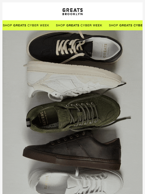 greatsbrand newsletter: 🚨 CYBER WEEK: GOING FAST 🚨