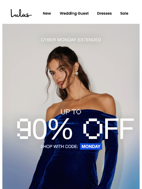 lulus newsletter: EXTRA 5️⃣0️⃣%⬇️ 🛒