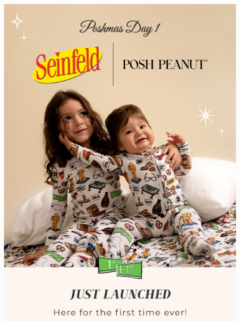 poshpeanut newsletter: 🏙️💛Just Launched: Seinfeld x Posh Peanut