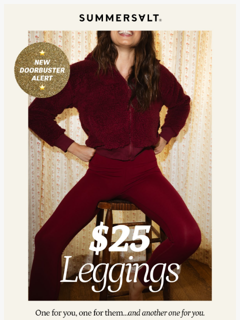 summersalt newsletter: Another Day ⚡️ Another Doorbuster