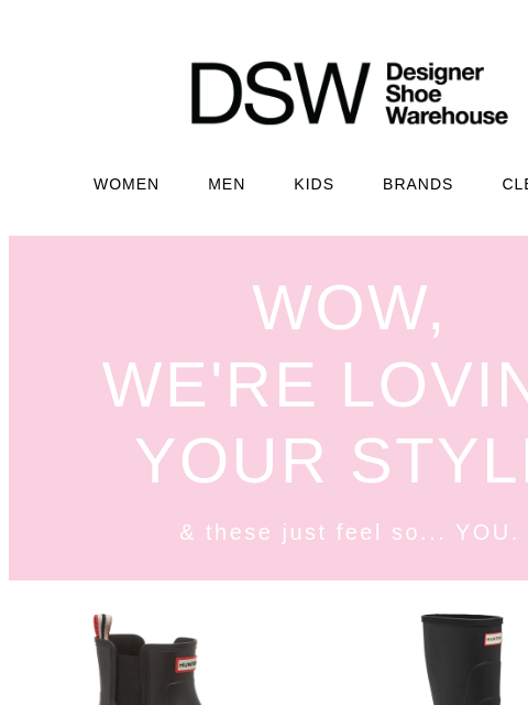 dsw newsletter: Hey, remember these?