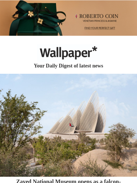 futureplc newsletter: Foster + Partners’ falcon-winged museum lands in U...