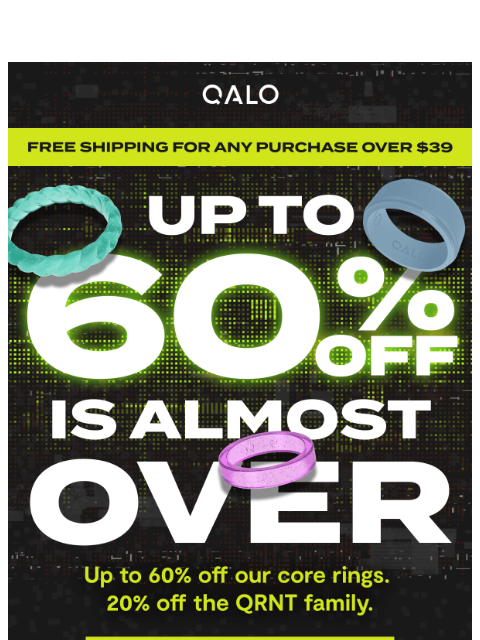qalo newsletter: BIG savings for Cyber Monday