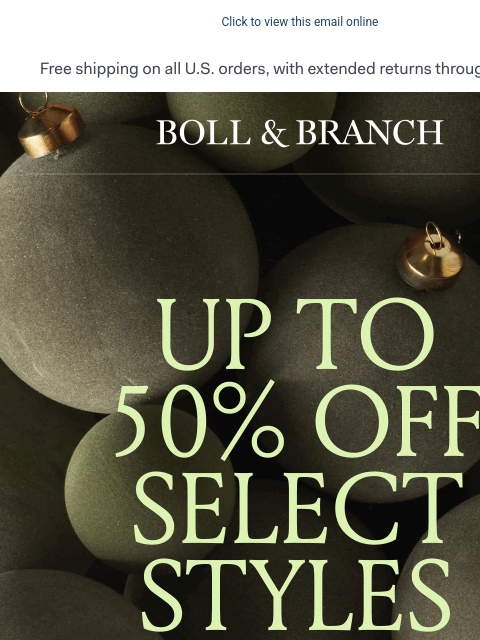 bollandbranch newsletter: Introducing: Sale on Sale & Daily Drops