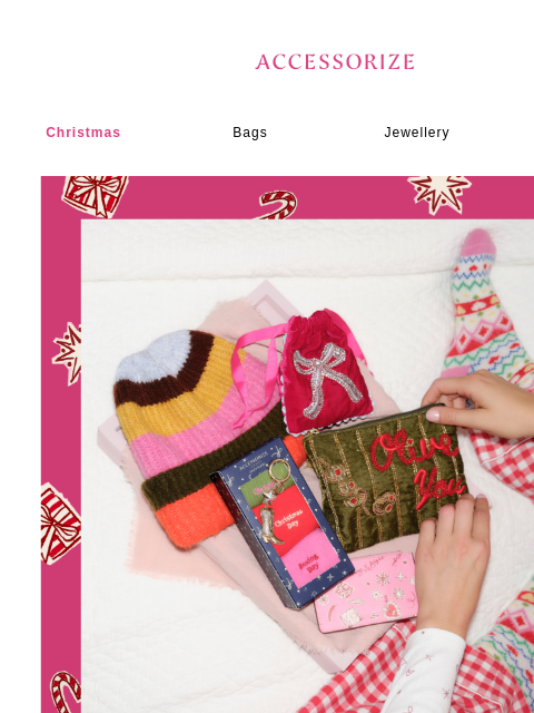 accessorize newsletter: Your Secret Santa gift, for less.