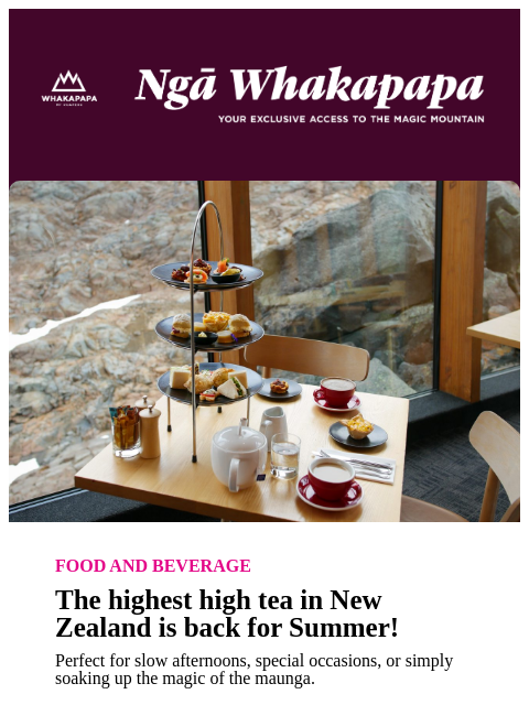 whakapapa newsletter: Your Maunga Update, 4th Dec 2025 🏔️