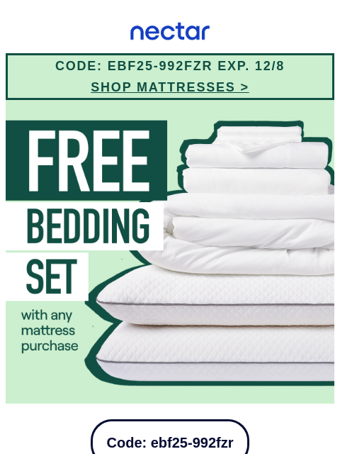 nectarsleep newsletter: Took a nap? Your FREE holiday VIP Sidekick is wait...