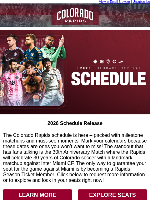 thecoloradorapids newsletter: Join the Rapids this Friday for a free breakfast, ...