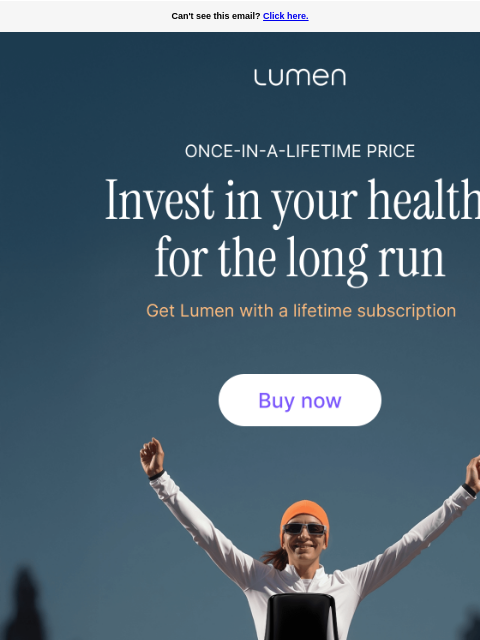 lumen newsletter: Once-in-a-lifetime price 🚨