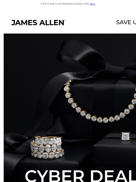 jamesallen newsletter: SELLING FAST: Cyber Deals on Fine Jewelry