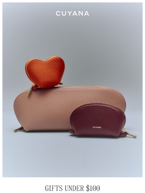 cuyana newsletter: Gifts under $100