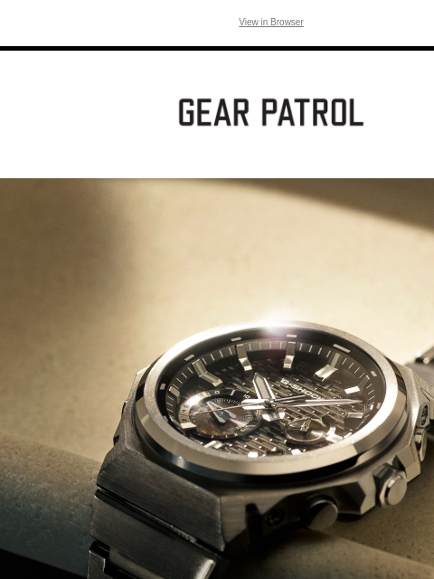 gearpatrol newsletter: Time-Tested Toughness: The New G-STEEL GSTB1000