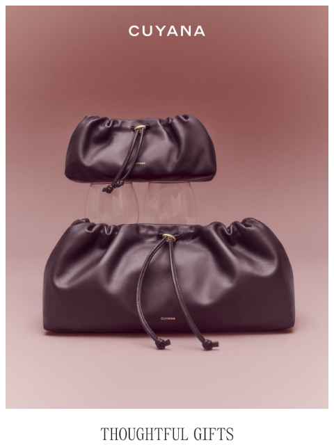 cuyana newsletter: Not Just Any Old Gift