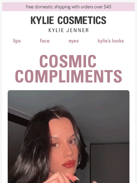 kyliecosmetics newsletter: the scent of the year ⭐