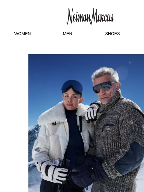 neimanmarcus newsletter: Moncler’s latest slope-to-city collection