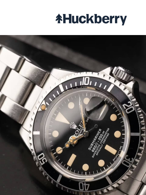 huckberry newsletter: 1-of-1: Vintage Rolex GMT Pepsi
