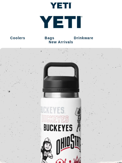 yeti newsletter: The Ohio State Brutus™ Bottle Just Dropped.