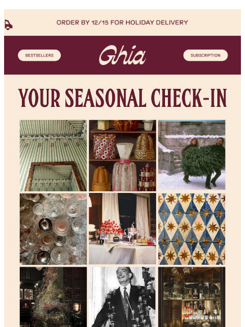 drinkghia newsletter: Wrapped & Ready 🎁