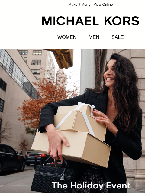 michaelkorsmail newsletter: Looking For Luxe Gifts? Here’s 25% Off