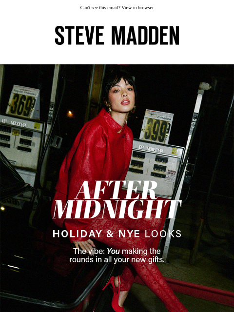 stevemadden newsletter: Your Party Circuit Essentials