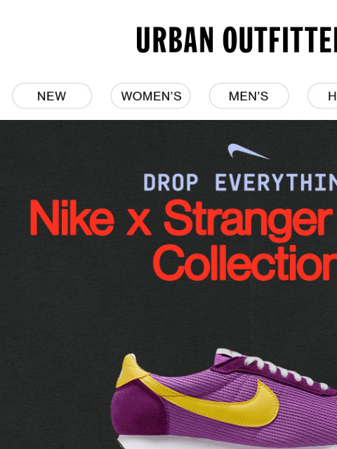 urbanoutfitters newsletter: Drop Everything! NEW Nike X Stranger Things