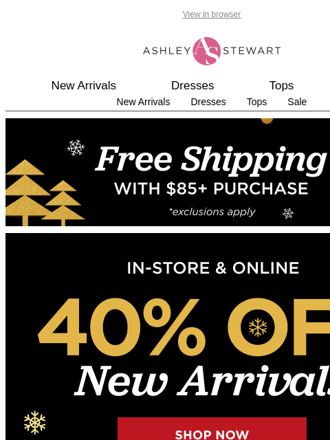 ashleystewart newsletter: The Nice List: Your ultimate holiday gift guide 🎁...