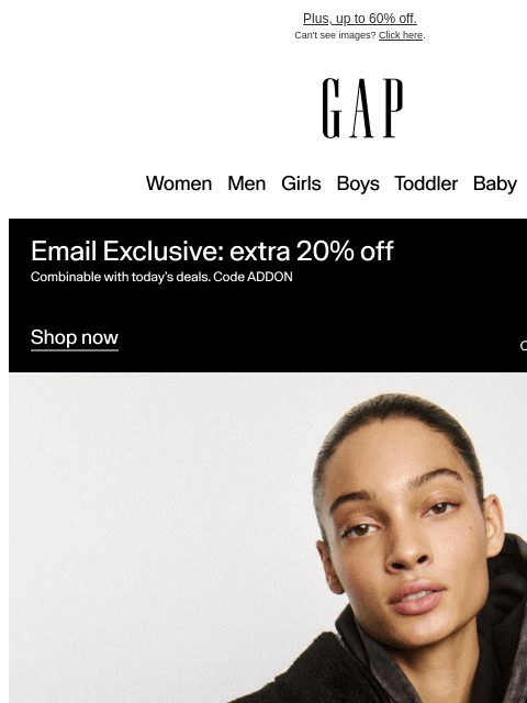gap newsletter: You're getting an extra 30% off today's deals