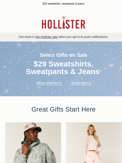 hollisterco newsletter: ✨ Gifts for everyone on your list ✨