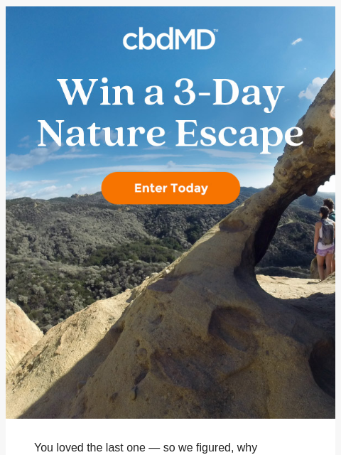 cbdmd newsletter: We couldn’t stop at one…