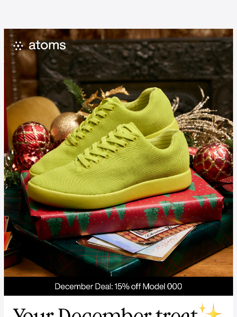 atoms newsletter: Our December gift to you!
