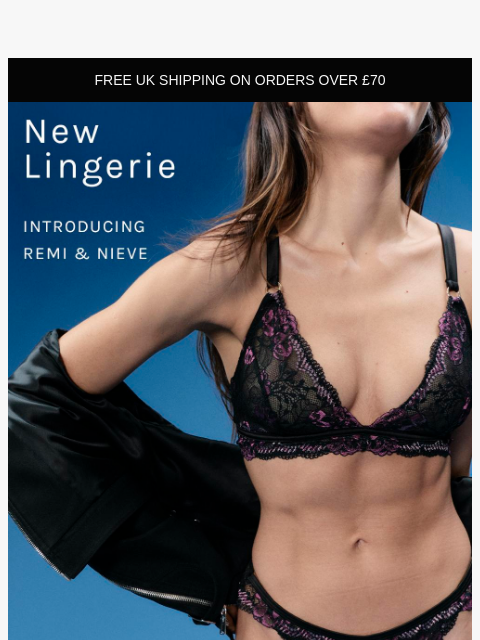 heist-studios newsletter: NEW IN: LUXE LINGERIE
