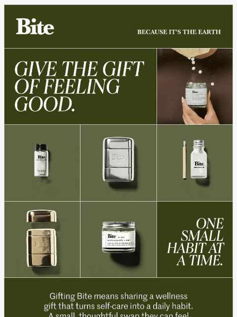 bitetoothpastebits newsletter: Something they’ll feel good about.