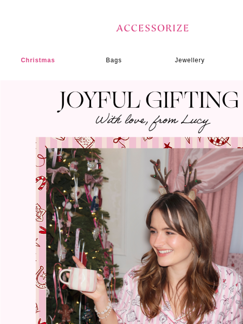 accessorize newsletter: Open for Lucy's Gift Guide 💌