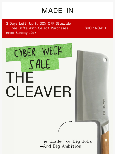 madeincookware newsletter: 5 Gifts You Don't Want to Miss